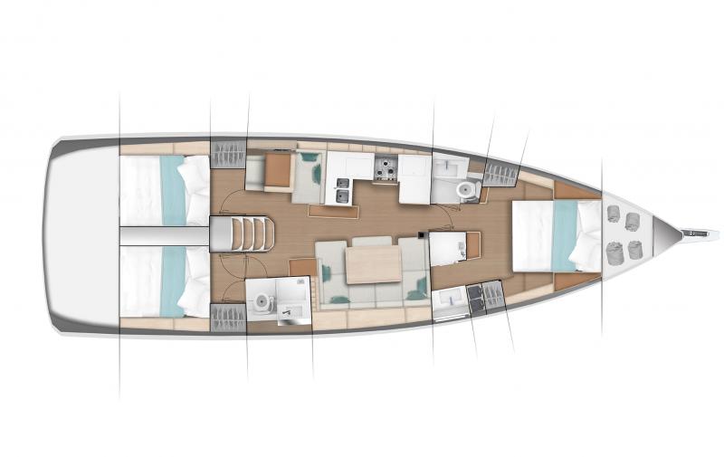 Interni Jeanneau Sun Odyssey 490 2 Interni Jeanneau Sun Odyssey 490 2